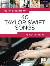 40 Taylor Swift Songs piano sheet music cover